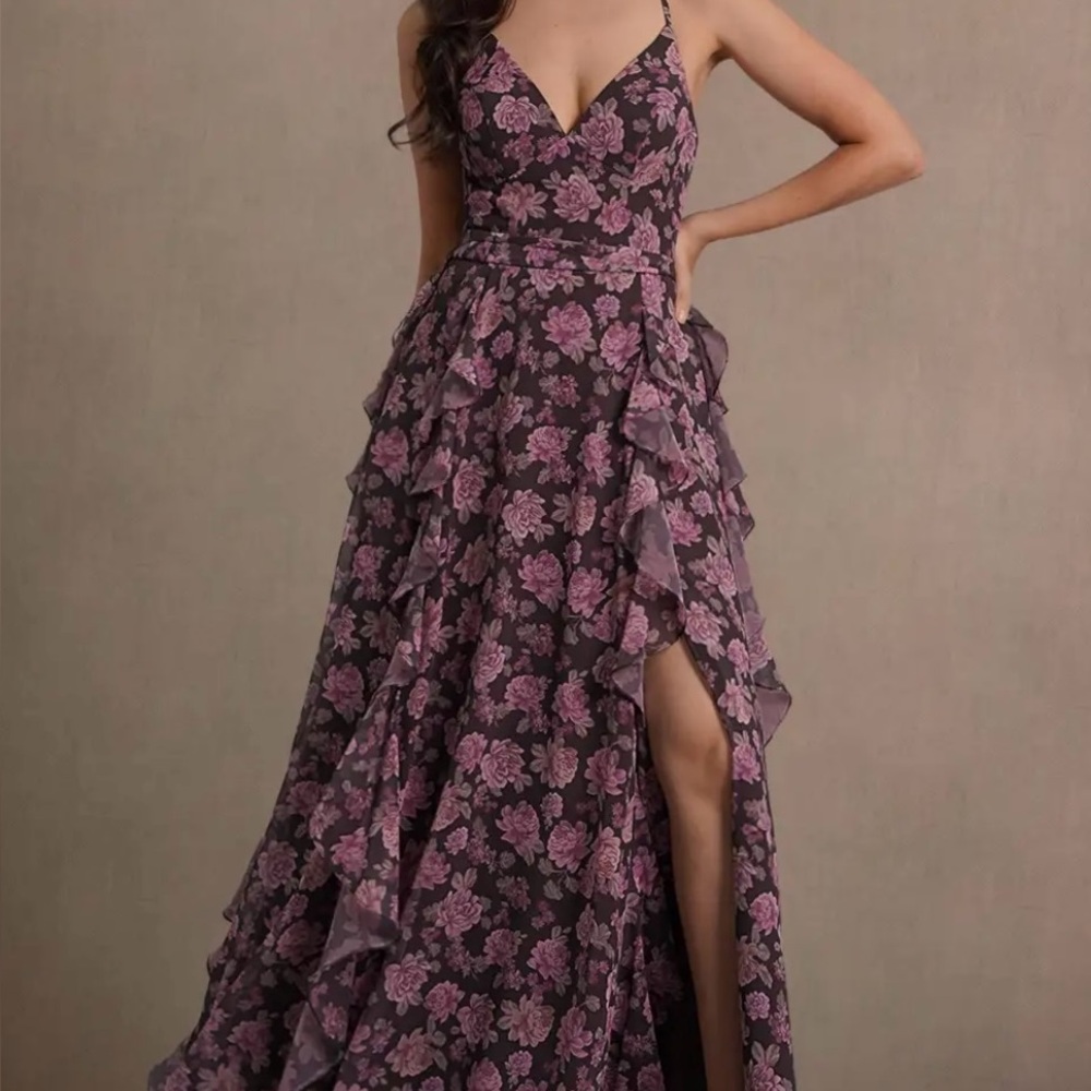 Azazie Karin Lilac Maxi Dress